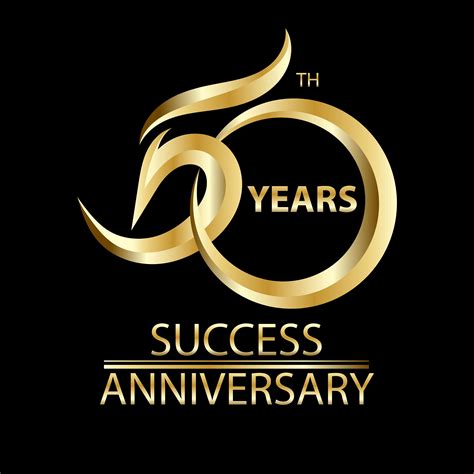 50Th Anniversary Logo Templates Free Discover How Fun Creating An