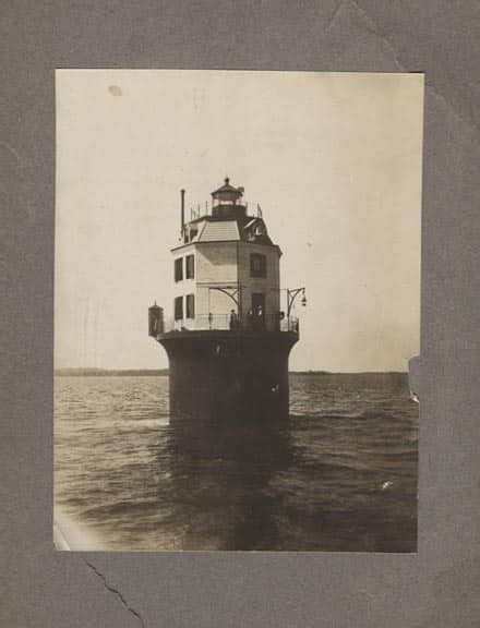 14272 Mounted Photo Point No Point Lighthouse Chesapeake Bay