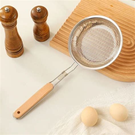 Stainless Steel Large Colander Home Skimmer Hot Pot Spoons Pasta Filter French Fries Tools