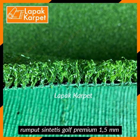 Jual Rumput Sintetis Tipe Golf Premium Keriting Ukuran 100450 Cm