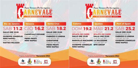 Torna Il Carnevale Torrenovese Le Sfilate Dei Carri Il 19 E 21 Febbraio