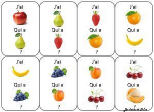 Jeux de langage sur le thème des fruits La classe de Selin Jeu de