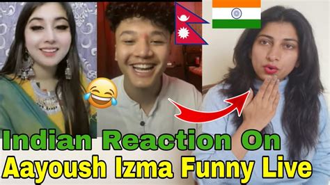 INDIAN Reaction On Nepal Aayoush Izma Funny Live Alizeh Crazzy Pikku