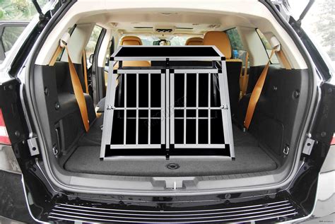 FoxHunter Aluminium Pet Car Crate Travel Cage Dog Puppy Cat Transport Kennel | eBay