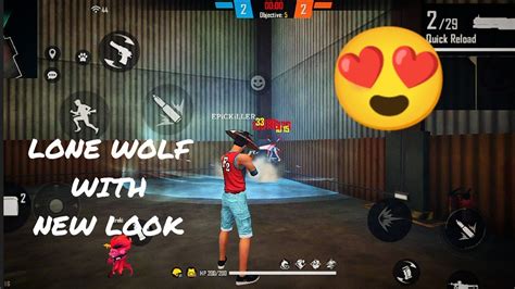 Lone Wolf 🐺 With New Look 😍 Freefire Born2kill Type Headshot Gameplay