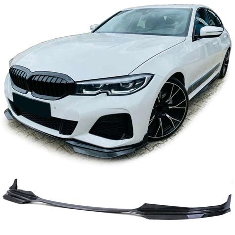 Front Spoiler Lippe Sport Optik Carbon Look für BMW 3er G20 Limousine