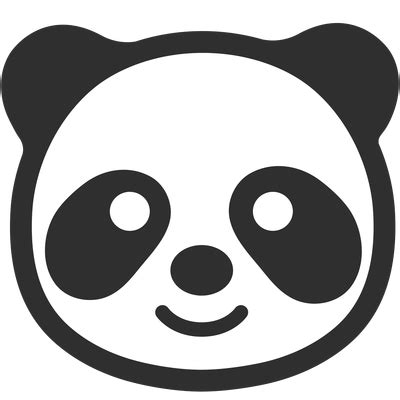 Emoji Panda transparent PNG - StickPNG