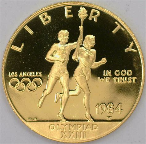 Us Olympic Commemorative Coin Set Proof And Uncirculated Good