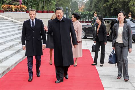 Photo Emmanuel Macron Et Xi Jinping Le Pr Sident De La R Publique