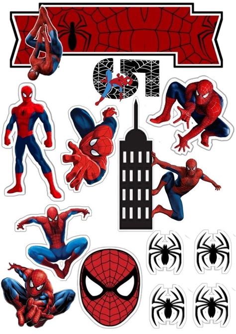 Pin By Melitany On Ni Os Y Graduaci N Spiderman Cake Topper