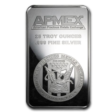 Buy 25 oz Silver Bar - APMEX (Struck) | APMEX