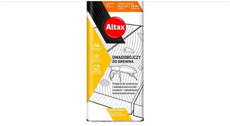 ALTAX HYLOTOX PREPARAT OWADOBÓJCZY DO DREWNA 5L głuchów Kup teraz