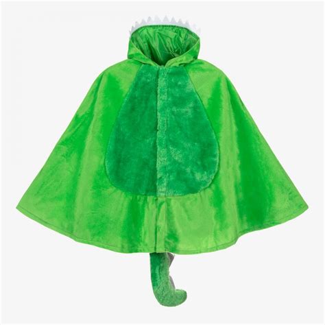 Dress Up By Design Green Hooded Dinosaur Cape Childrensalon