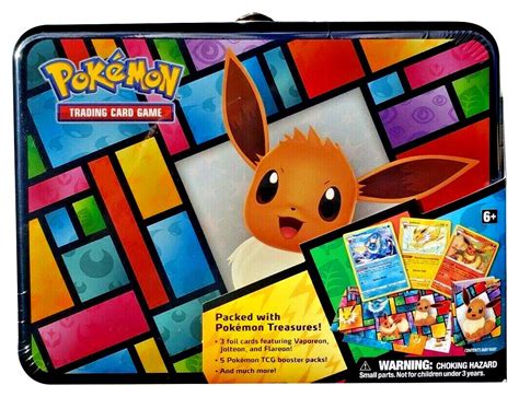 Eevee Pokemon Treasure Chest Tin - Miscellaneous Cards & Products - Pokemon