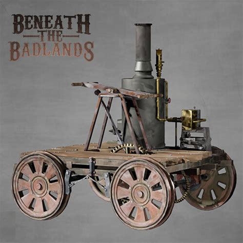 Artstation Beneath The Badlands Steampunk Handcar