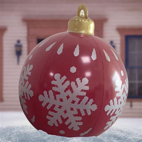 Amazon Giant Christmas Pvc Inflatable Decorated Ball Ornaments