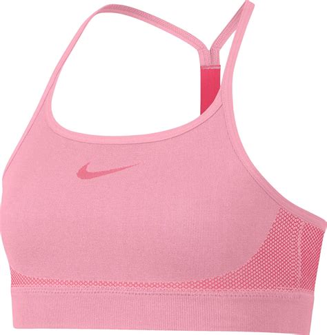 Nike Girls Seamless Sports Bra Pink Xl