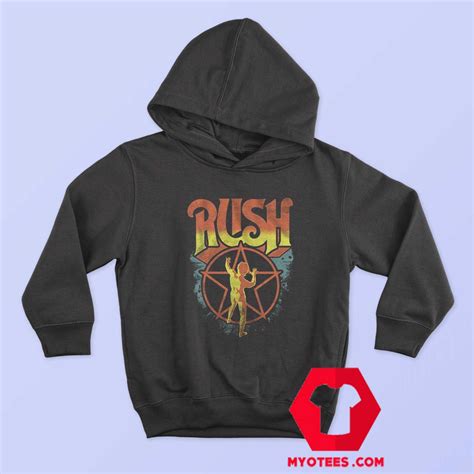 Vintage Rush Album Cover Art Starman Hoodie | myotees.com