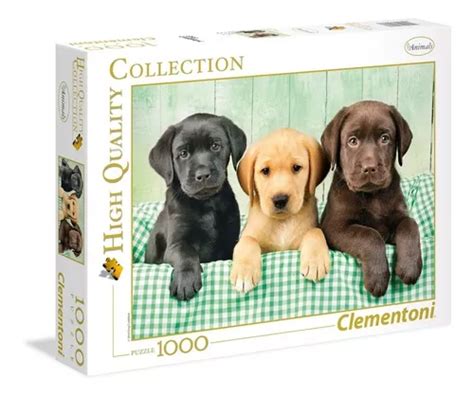 Rompecabeza Puzzle Three Labs Perros X 1000 Clementoni Full MercadoLibre