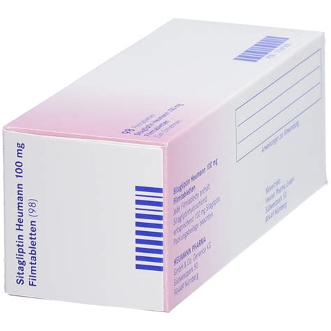 SITAGLIPTIN Heumann 100 Mg Filmtabletten 98 St Mit Dem E Rezept Kaufen