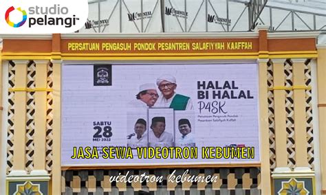 Jasa Sewa Videotron Kebumen Pelangi Event Production