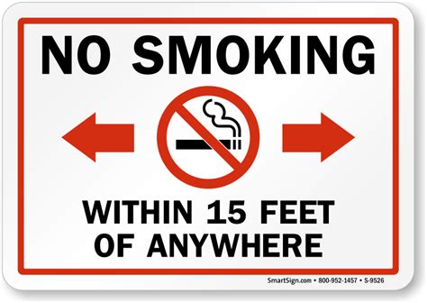 Funny No Smoking Signs | Humorous No Smoking Signs