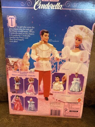 Mattel Disney Classics Cinderella Barbie Doll Vintage 1991 New In Box