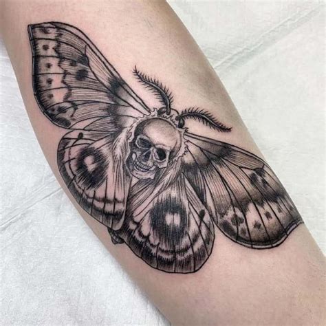 50 Death Moth Tattoo Designs With Meanings Art And Design