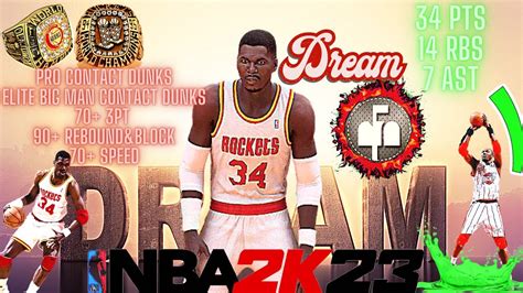 Best Center Build On Nba K Hakeem Olajuwon Postscoring Demigod