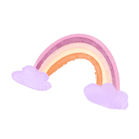 Rainbow Pictures Clipart Transparent Background, Rainbow Cloud Creative ...