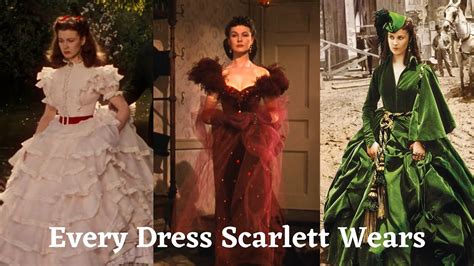 A Closer Look Every Dress Scarlett Ohara Wears In Gone With The Wind