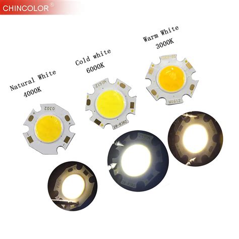 10PCS Led Cob Light Source Chip COB 12W 3W 5W 7W 300mA DIY Spotlight On