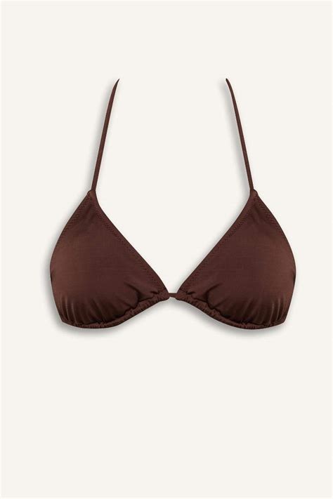 Kahve Kad N Regular Fit Gen Bikini St Fall In Love Defacto