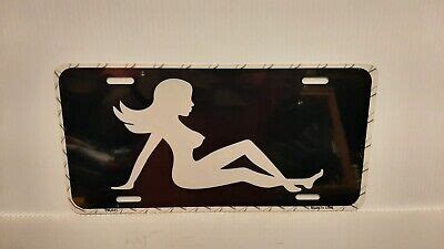 MUD FLAP TRUCKER GIRL METAL AUTO TAG LICENSE PLATE 6X12 NEW EBay