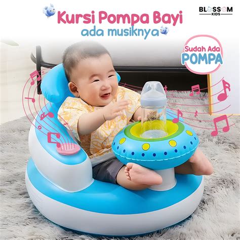 Jual Kursi Sofa Duduk Bayi Kursi Pompa Bayi Motif Meja Ada Musik