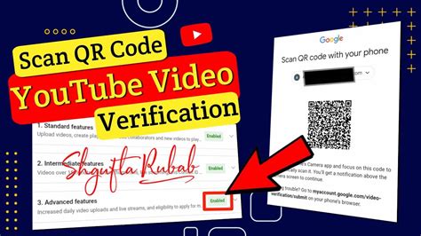 Youtube Advanced Features Qr Code Scan Problem Advanced Features