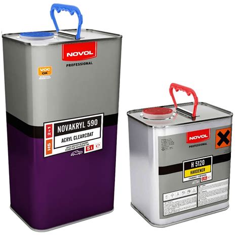 Set Lac NOVOL Novakryl 590 HS 5,00 L si intaritor H5120 2,5L - eMAG.ro