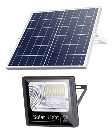 Reflector Led Solar 60w Uso Exterior Control Remoto Envío gratis