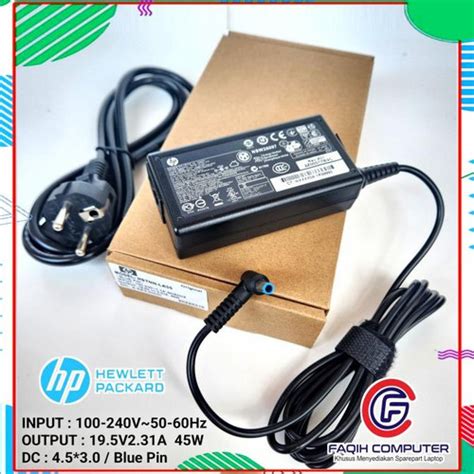 Jual ADAPTOR CHARGER LAPTOP HP ELITEBOOK 840 G6 19 5V 2 31A 45W BLUE