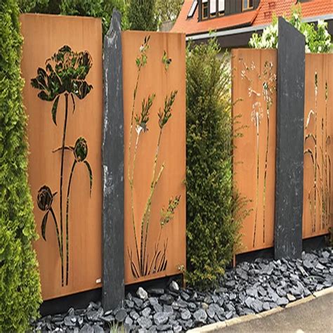 Laser Cutting Rusted Metal Wall Panels Outdoor Corten Steel Screen - Buy Outdoor Corten Steel ...