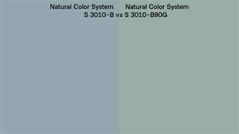 Natural Color System S B Vs S B G Side By Side Comparison