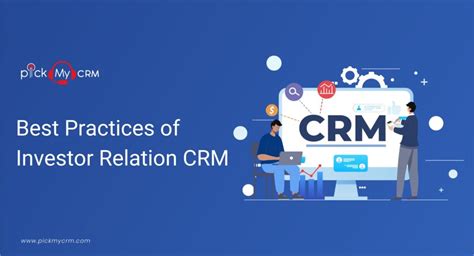 Best Practices Of Investor Relation Crm