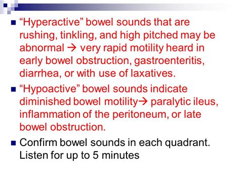 Hello USA: hypoactive bowel sounds