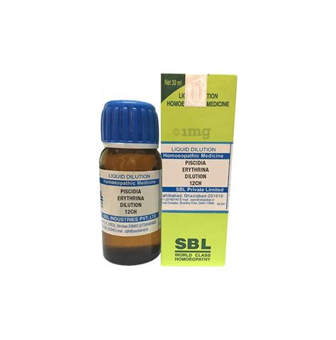 SBL Piscidia Erythrina Dilution 12 CH Buy Bottle Of 30 0 Ml Dilution