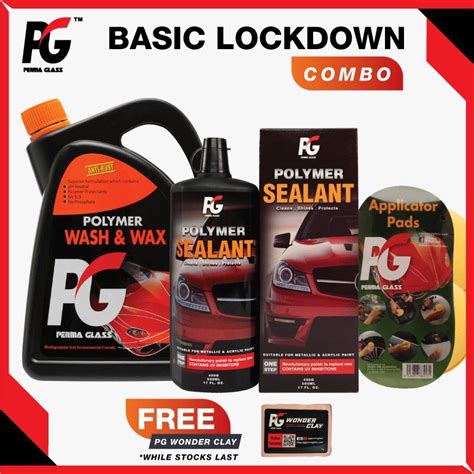 PG Perma Glass Car Care Lockdown Combo Basic Shopee Malaysia