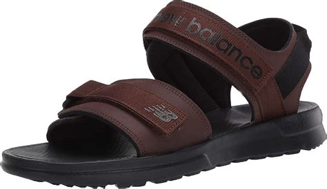 New Balance Men S V Adjustable Sandal Brown Adrift Black M Us