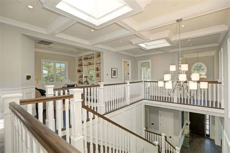 Pacific Palisades Cape Cod Masterpiece Traditional Staircase Los