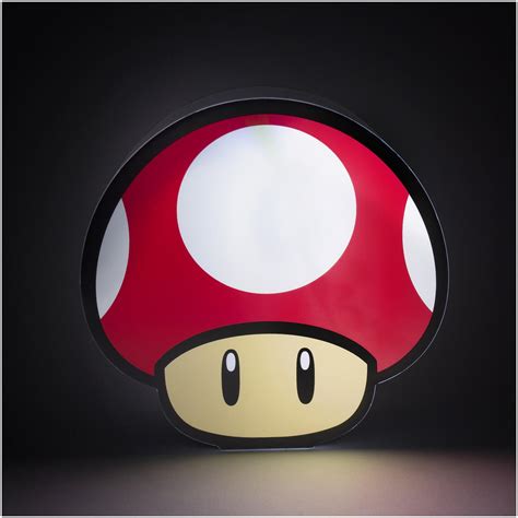 Nintendo Super Mario 2d Mushroom Box Light Retro Vibes And Nostalgia