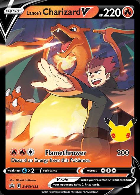 Lance S Charizard V Swshp Swsh Pok Mon Card Database Pokemoncard