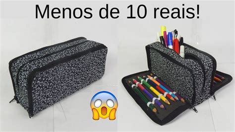 Diy Estojo Tipo Kipling Feito Eva Muito F Cil E Sem Costura